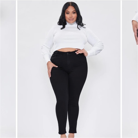 YMI Curvy Fit Ultra High Rise Skinny Jeans - Picture 1 of 4